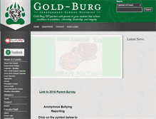 Tablet Screenshot of goldburgisd.net